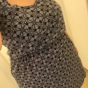 Forever 21 printed fit & flare dress